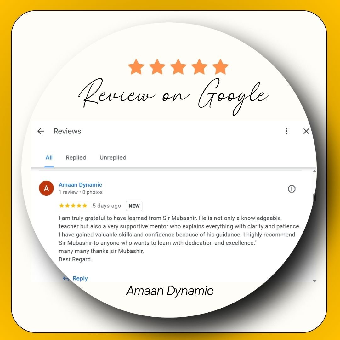 Students and clients review for mubashir ali